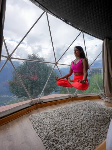 Glamp Eco Premium Luxury Bubble Dome Sethan Manali Himachal 18