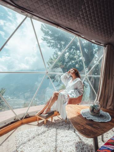 Glamp Eco Premium Luxury Bubble Dome Sethan Manali Himachal 20