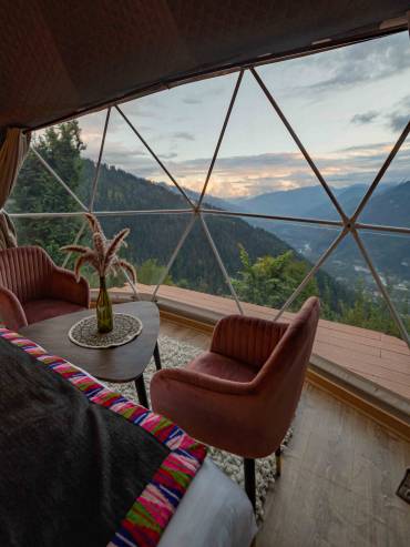 Glamp Eco Premium Luxury Bubble Dome Sethan Manali Himachal 9